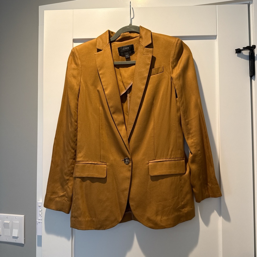J. Crew Women's Gold Blazer